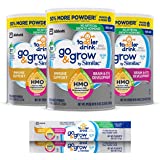 Go & Grow by Similac Toddler Drink, 3 Cans, with 2’-FL HMO for Immune Support and 25 Key Nutrients to Help Balance Toddler Nu